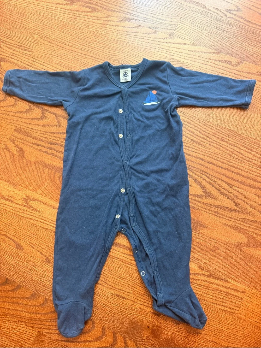 Petit Bateau Footed Pajamas